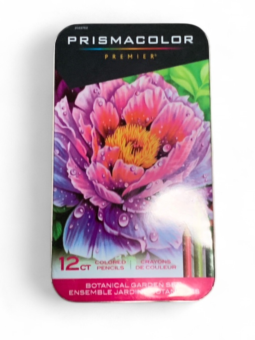 Prismacolor Botanical Garden Colored Pencils 12-Count - Pink/Purple Tin